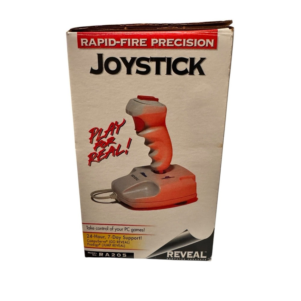 Vintage Reveal RA205 Rapid Fire‎ PC Joystick IBM 15 Pin Game Port Retro NIB - Picture 8 of 9